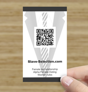 Gynarchic QR Code Invitation Card